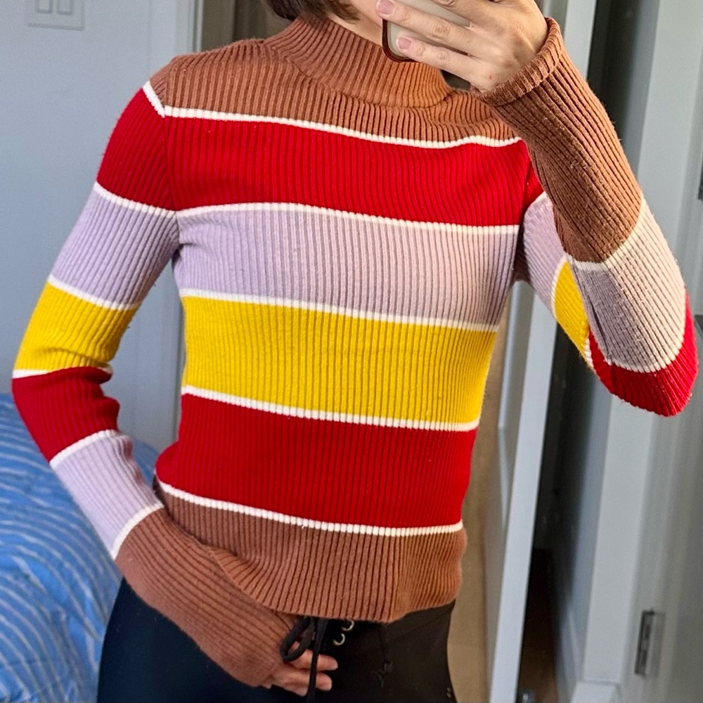 ASOS Multi Color Striped Sweater